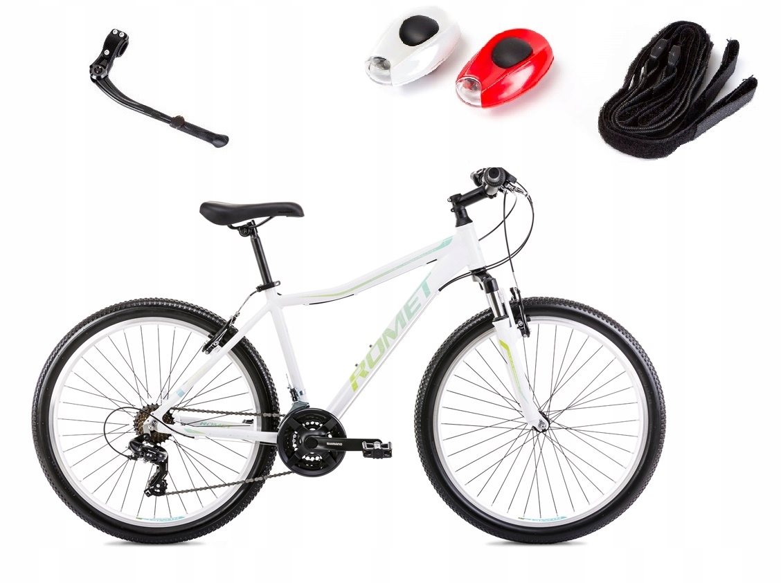 ROWER GÓRSKI MTB ROMET JOLENE 6.0 26 SHIMANO ALU OŚWIETLENIE STOPKA GRATIS