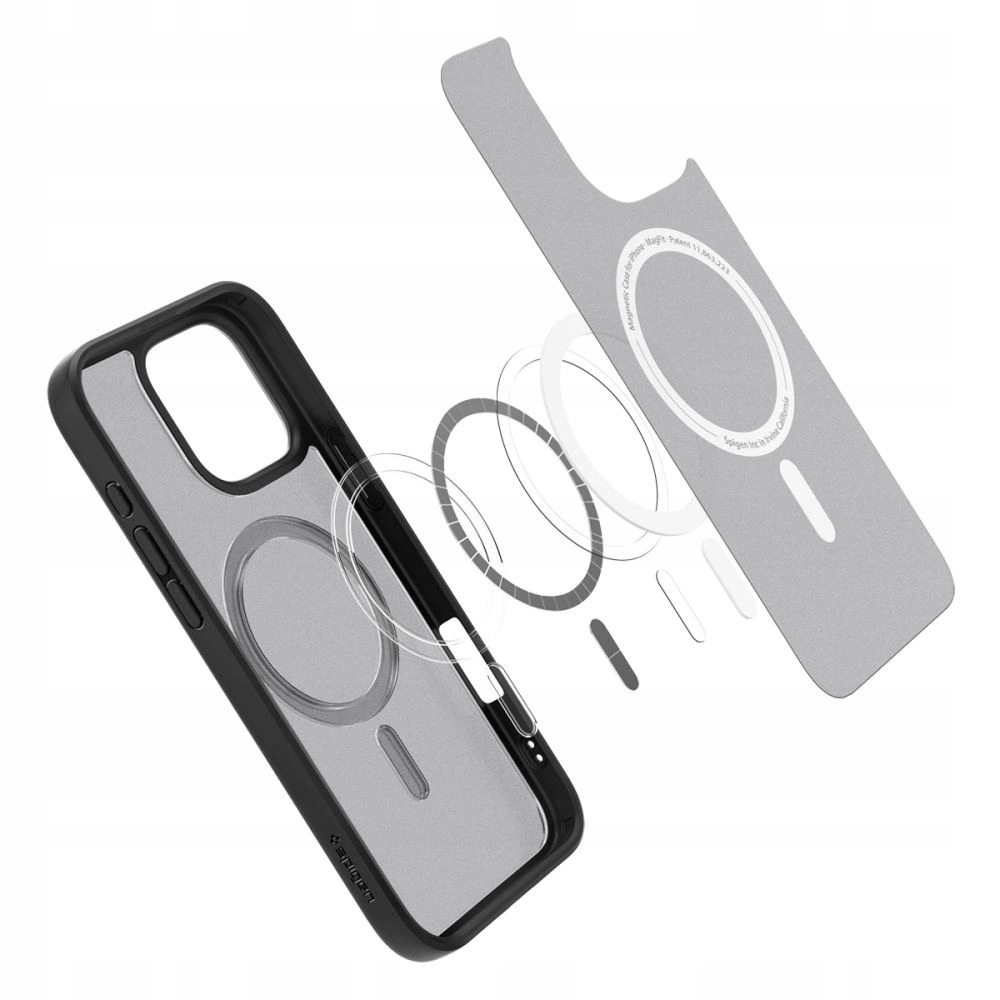 Etui Spigen Ultra Hybrid Mag z MagSafe na iPhone 16 Pro czarne