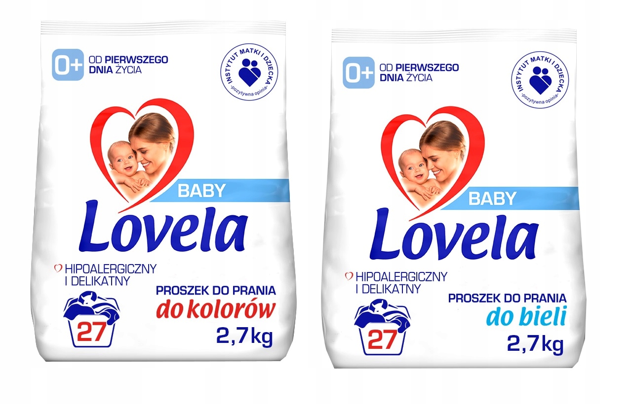 

Lovela Baby Proszek prania Kolor Biel 2,7 kg x 2