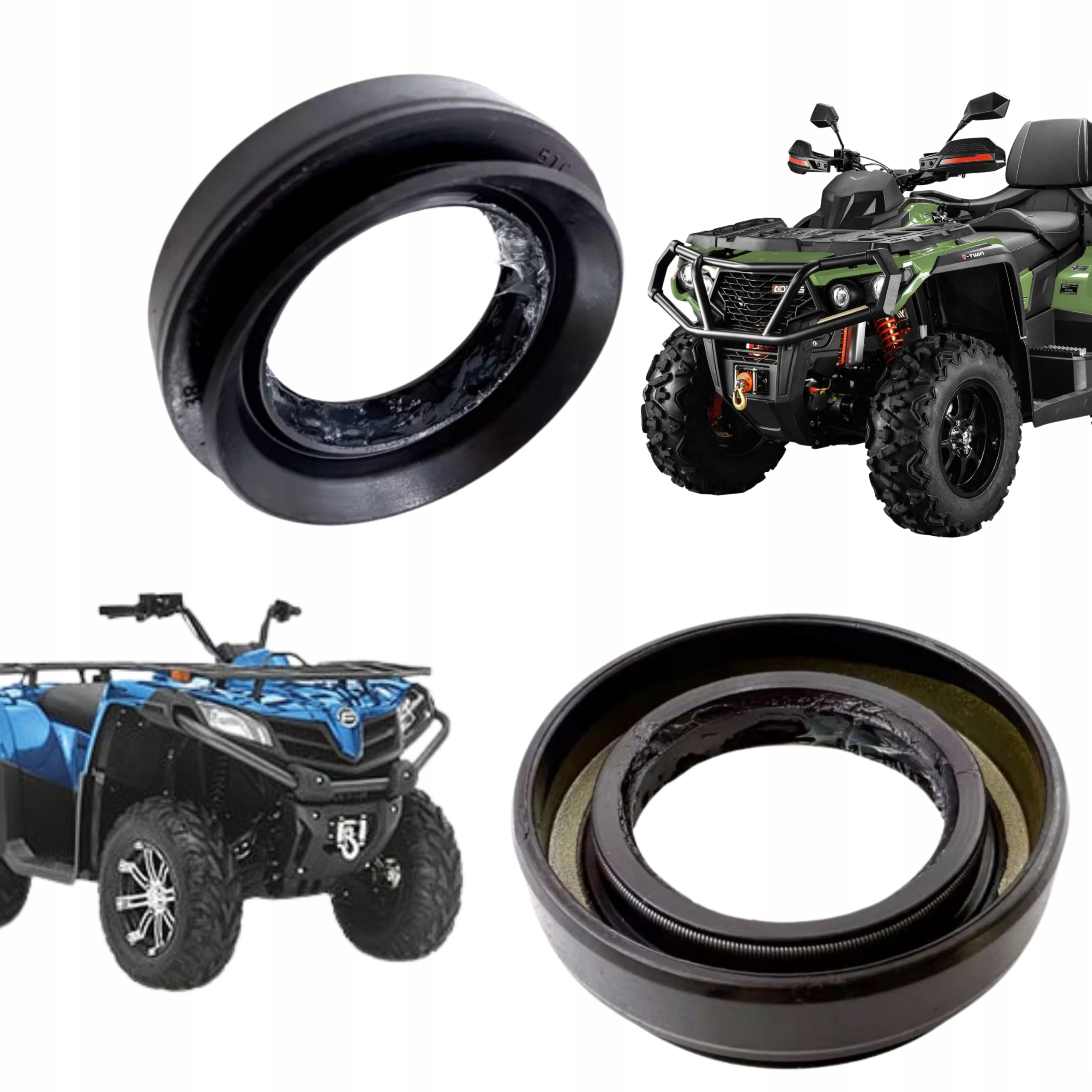 Uszczelniacz dyferencjału przedniego Cf Moto Odes Qj Motor Segway 24x38x8