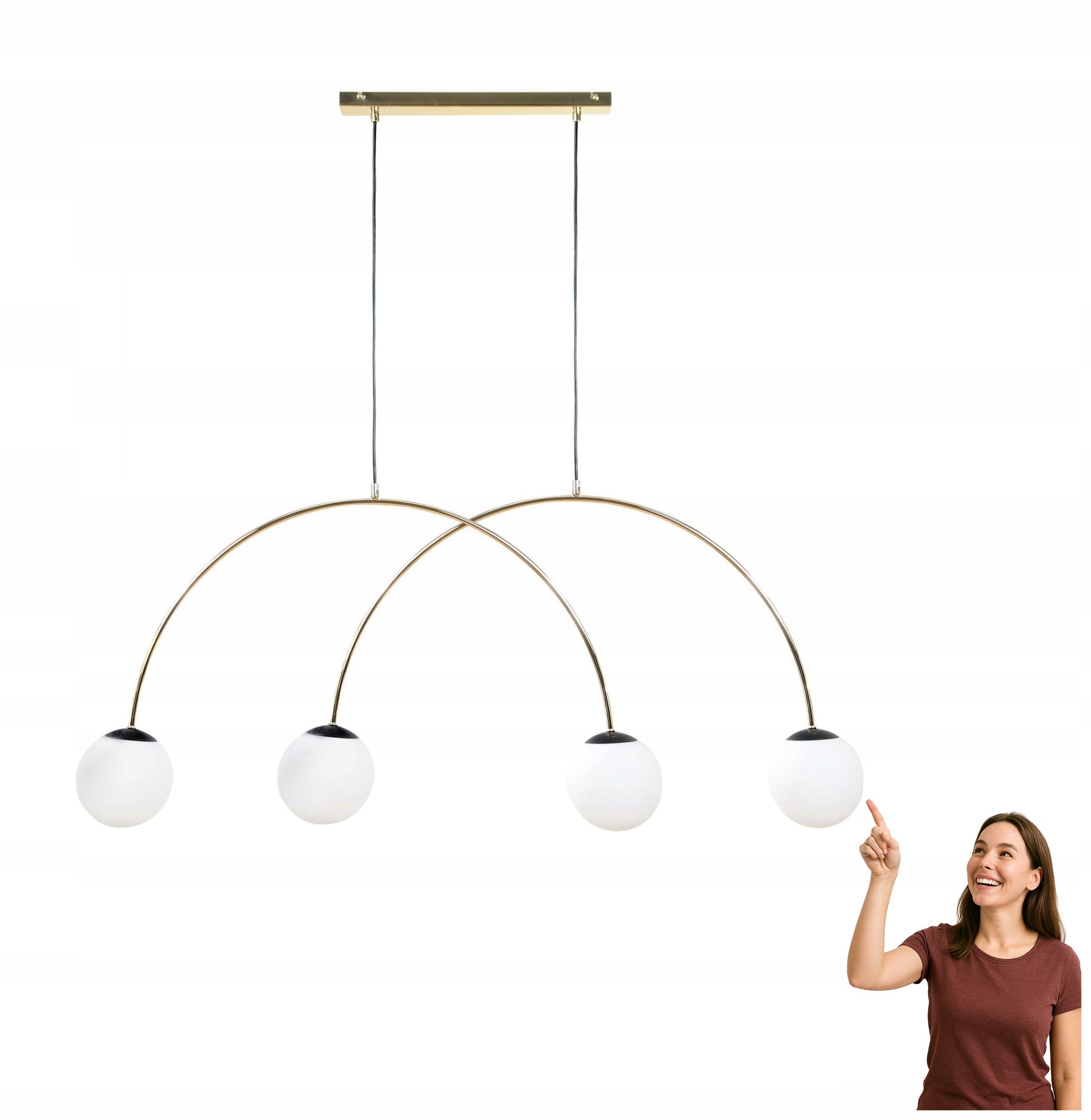 Závěsná lampa Bow 1219 Zuma Line