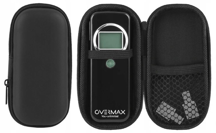 PROFESJONALNY ALKOMAT USTNIKI ETUI + KALIBRACJA Rodzaj baterii baterie AAA