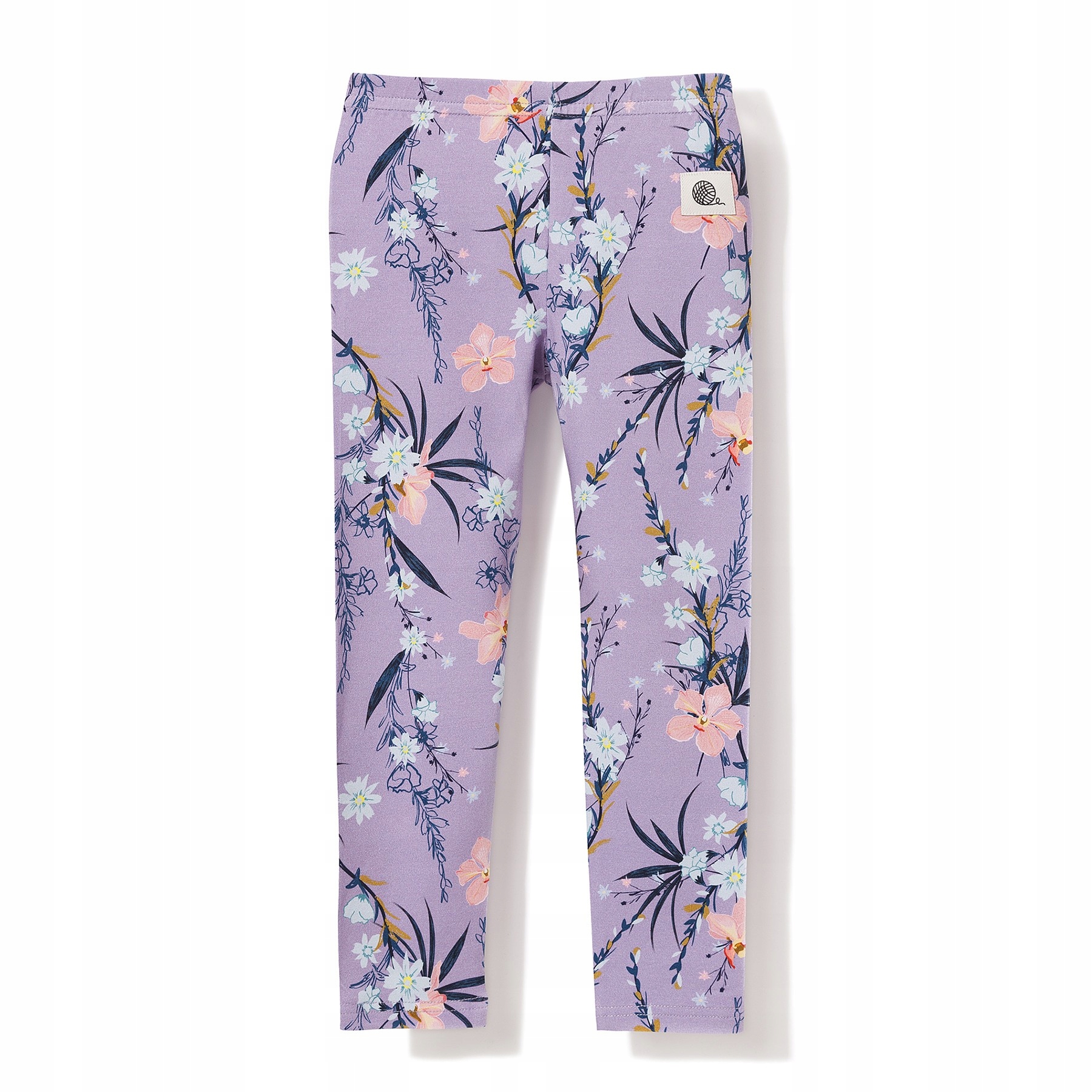 

TuSzyte Bawełniane legginsy w kwiaty R.134