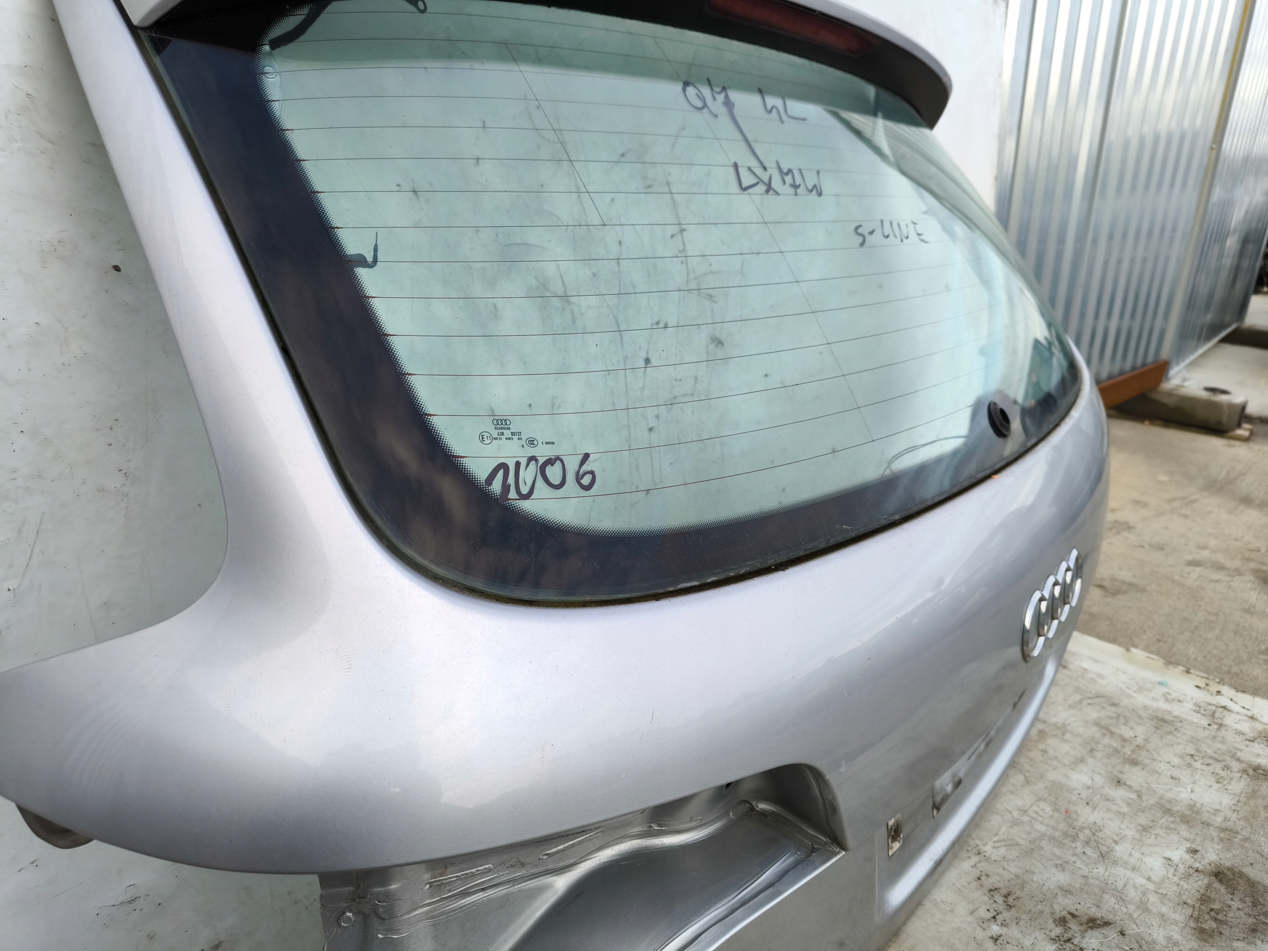 boot doors rear part AUDI Q7 4L S LINE LY7W *