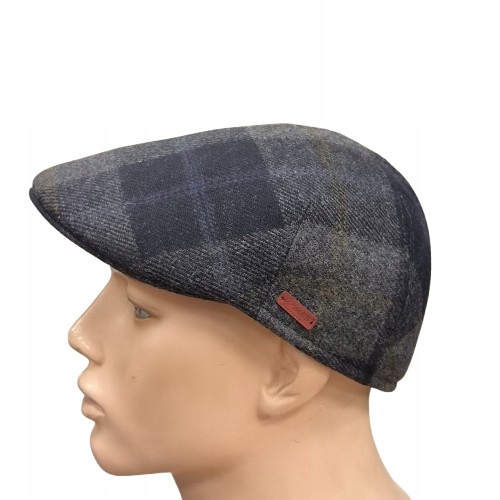 pánská vlněná jarní podzimní zimní čepice Mes Gatsby Grafit 59