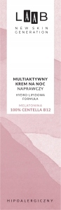 Laab Opravný krém na obličej 40 ml Noc Multiaktivní Aa