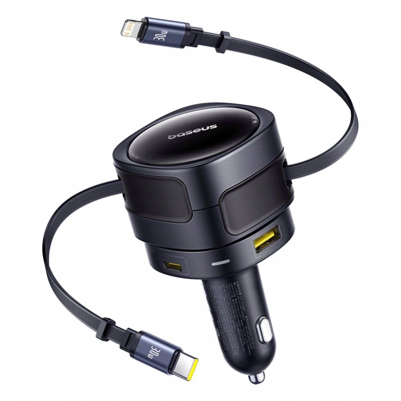 automobilová Baseus Enjoyment Max 90W 2x Usb-c kabel Usb-c