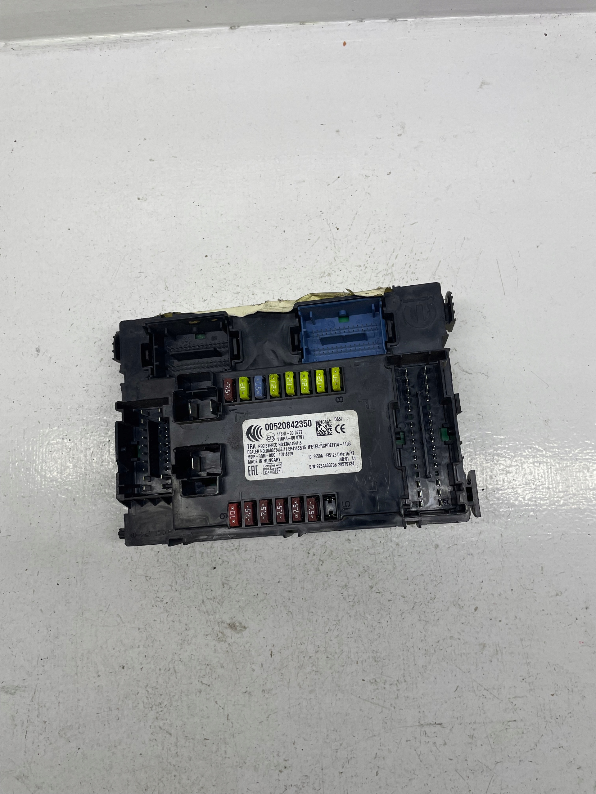 MODUŁ STEROWNIK BSI BODY FIAT 00520842350