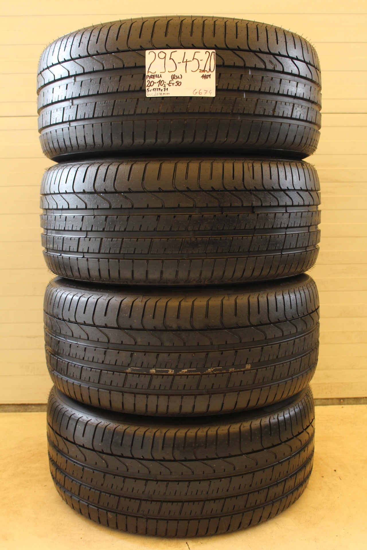 4× Opona letnia Pirelli P Zero 295/45R20 110 Y rant ochronny