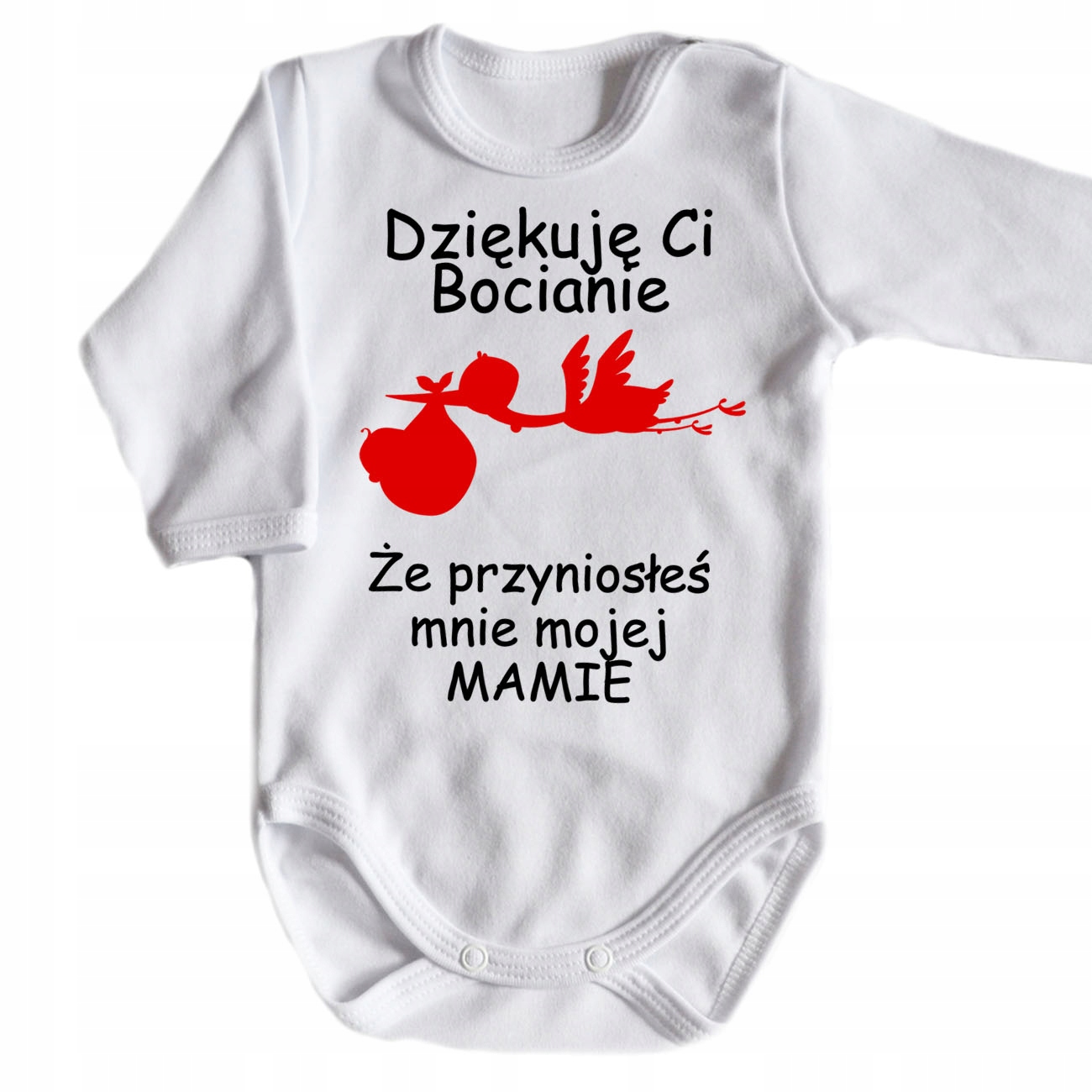 

Śmieszne Bodziaki niemowlęce ubranka Bocian 56-104