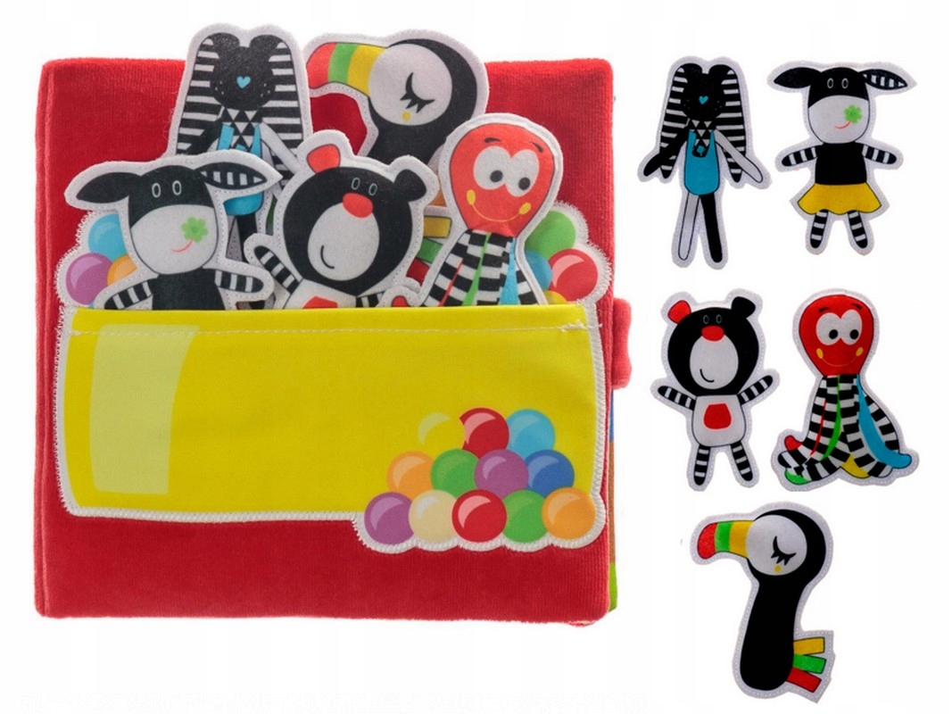 

Mom's Care Sensoryczna Książeczka Lot Balonem