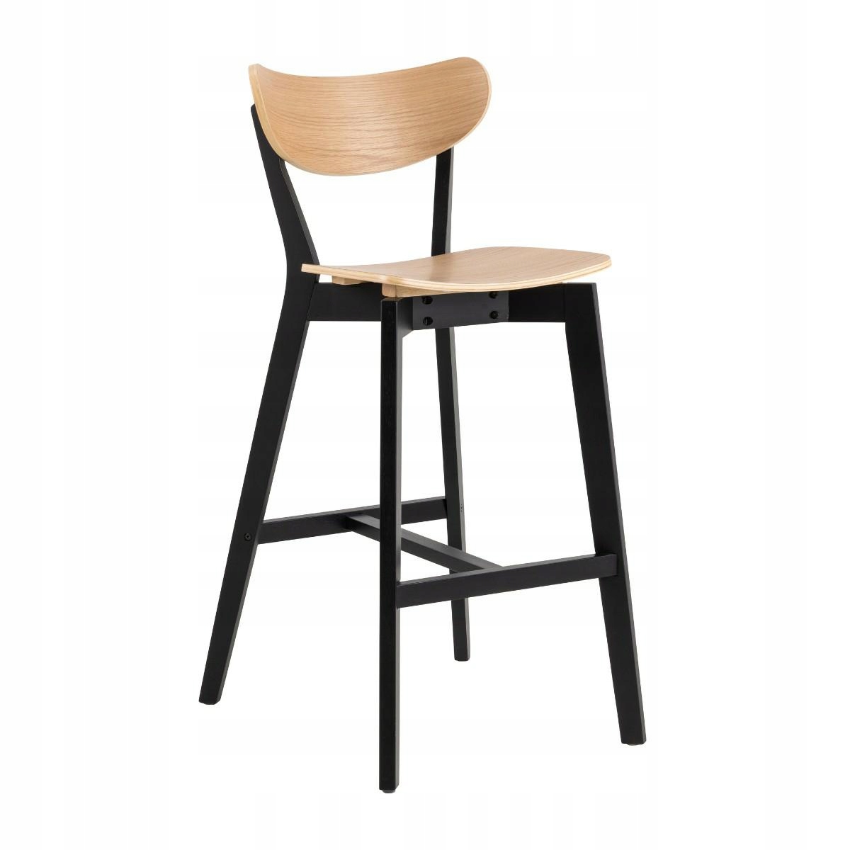 Barová Židle s opěradlem Barový Stůl vysoké křeslo černo-béžové Roxby