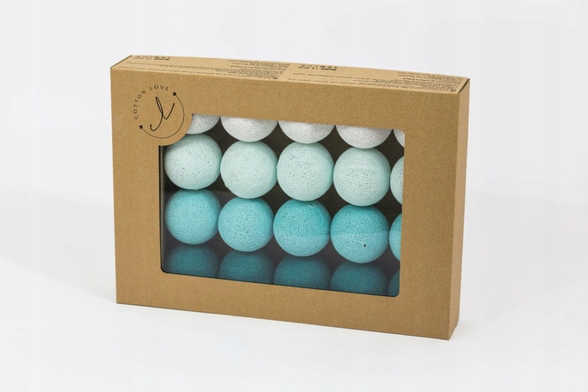 Zestaw lampek Cotton Balls Fresh Love 10 kul Zasilanie sieciowe