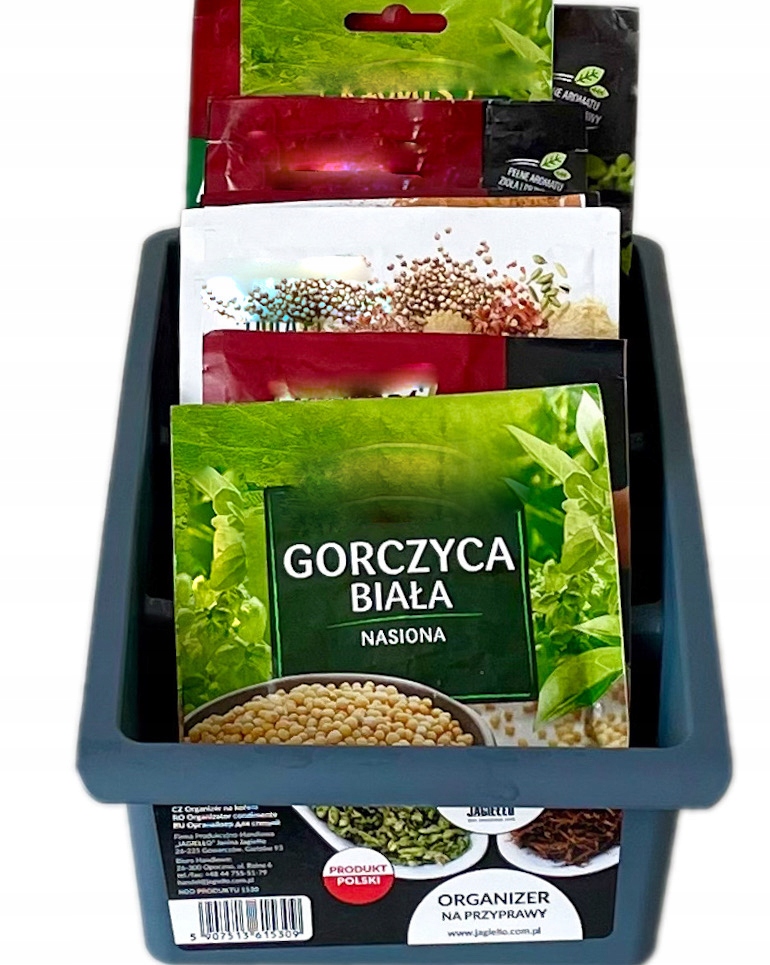 

Pojemnik na przyprawy organizer przyprawnik grafit