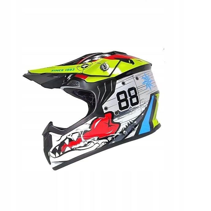 Kask crossowy dziecięcy Helmblazia fullface Rozmiar S enduro skuter quad