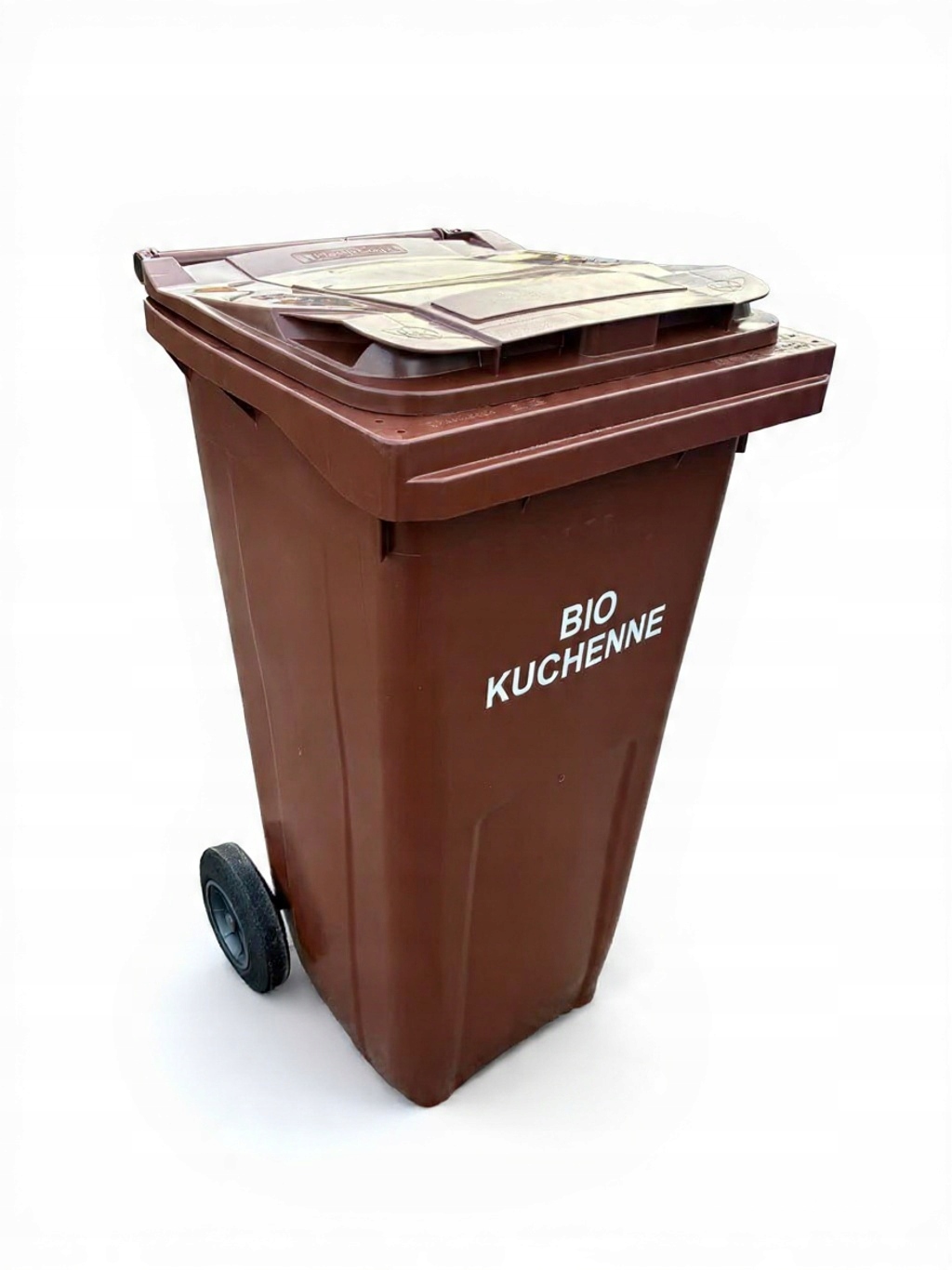 Kosz Pojemnik Kontener Na Odpady Śmieci 120l Brązowy Bio Kuchenne Poznań