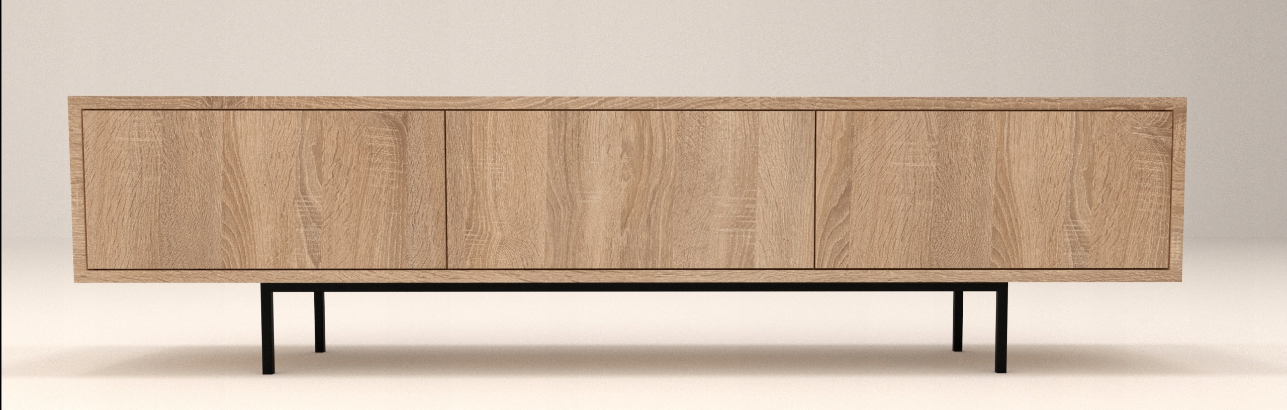 Szafka RTV LOFT Styl Nowoczesny SONOMA 160 cm Marka inna