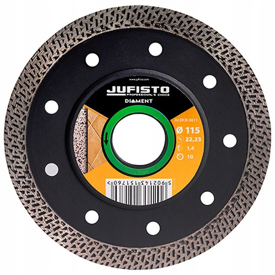 

Tarcza diamentowa Jufisto ceramika 115x1,4x22,23mm