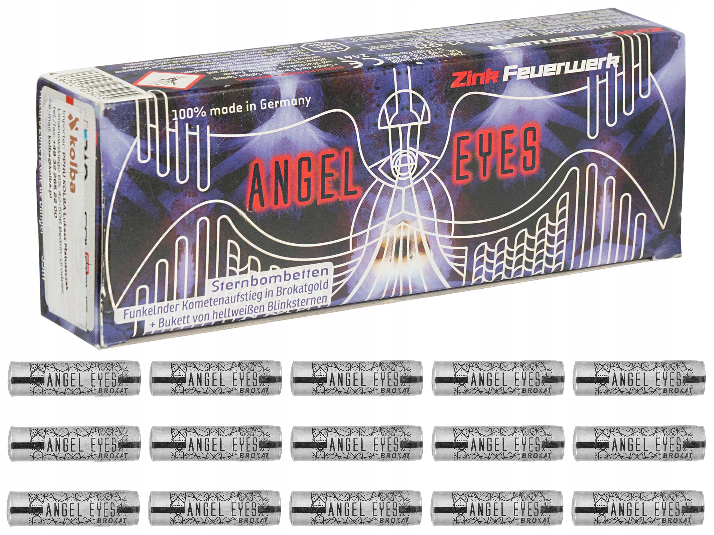 

Raca pistoletowa Zink Feuerwerk Angel Eyes 20 szt.