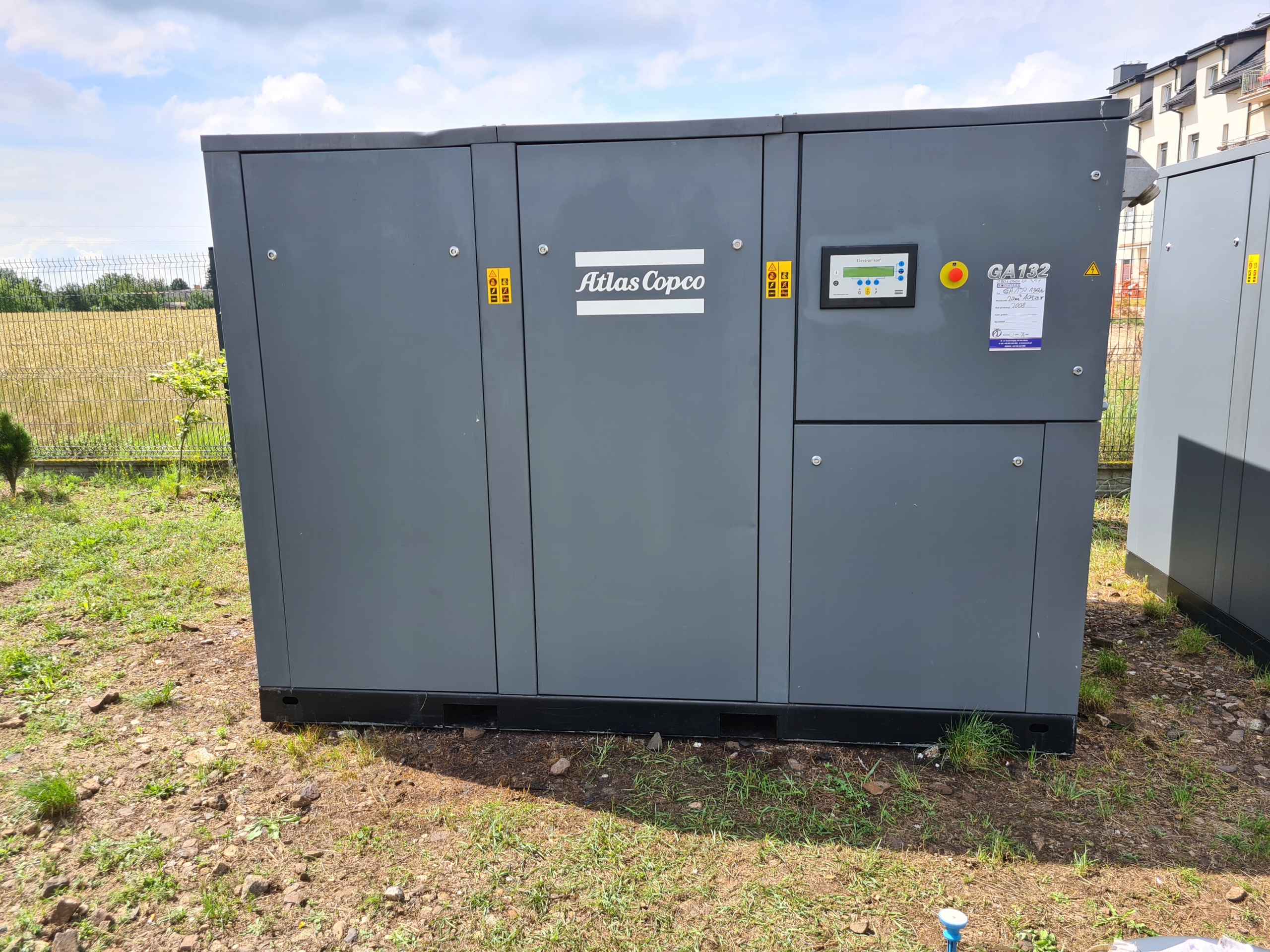 Kompresor śrubowy ATLAS COPCO GA 132 Marka Atlas Copco