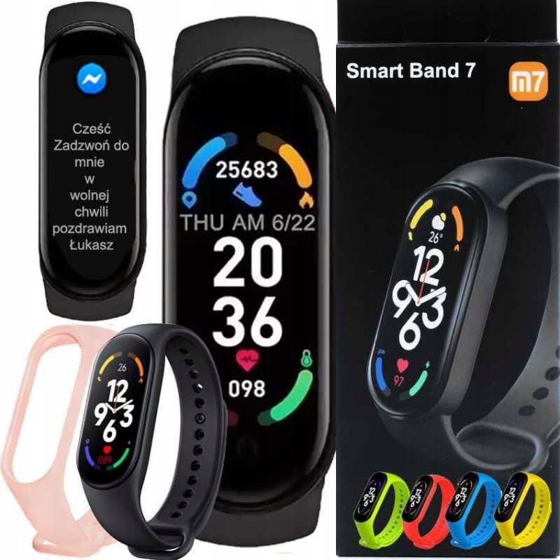 SMARTBAND M7 OPASKA SPORTOWA SMARTWATCH + 2 PASKI Marka Inna marka