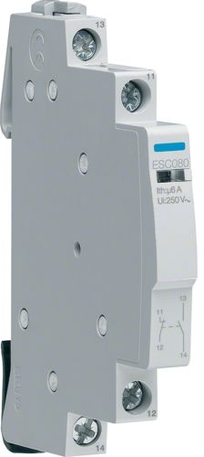 Pomocný kontakt ESC080 6A 250V Ac 1Z+1R Hager