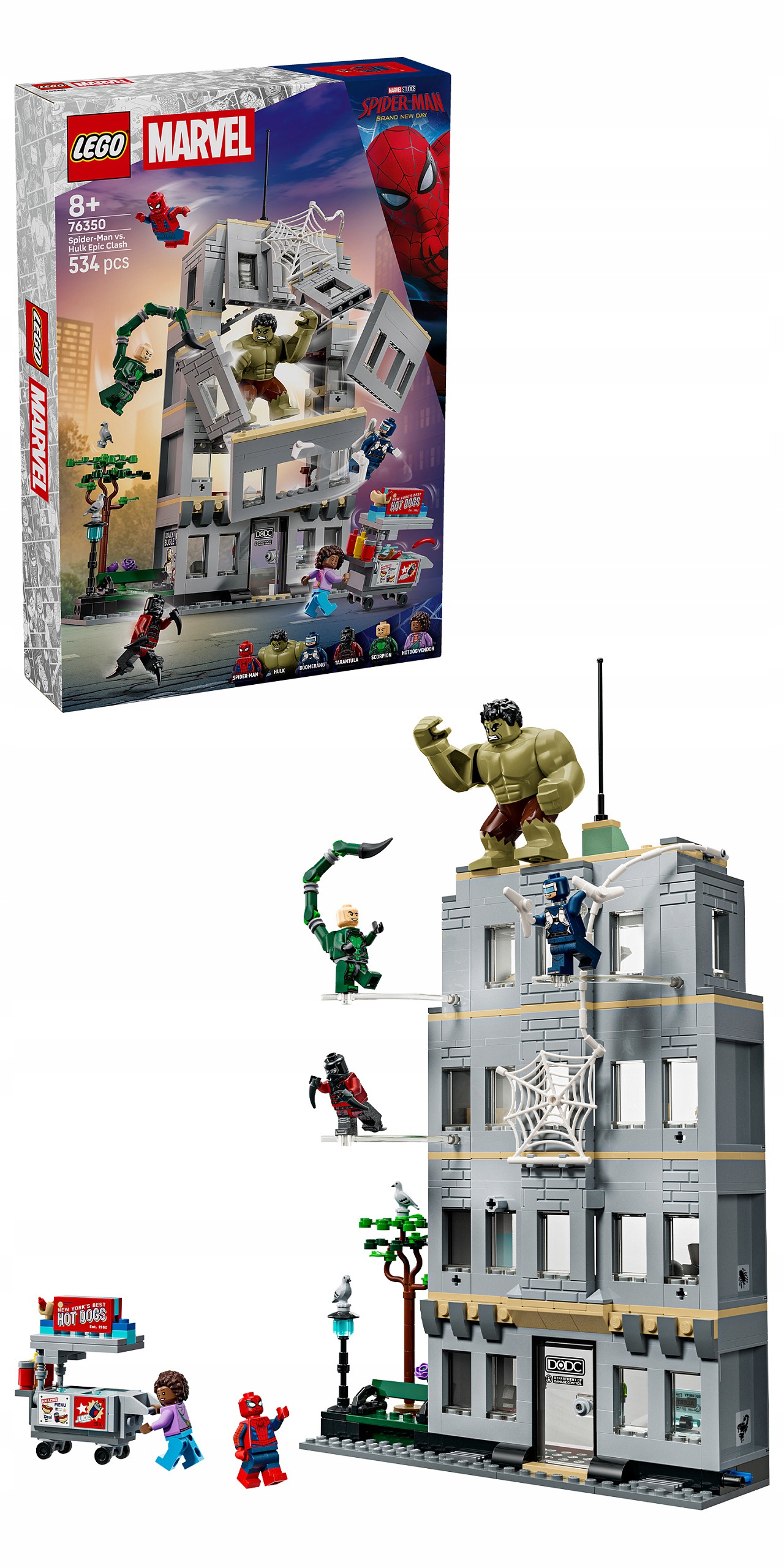 Lego Marvel 76350 Epické střetnutí: Spider-Man vs. Hulk