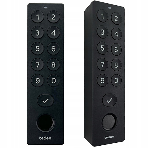 Klávesnice Tedee Pro černá s čtením otisků prstů