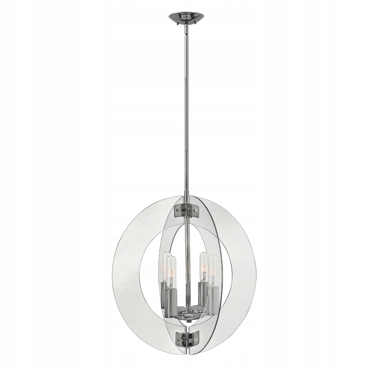 Stropná lampa Solstice chrómovaná E27 4x100W moderná Hinkley
