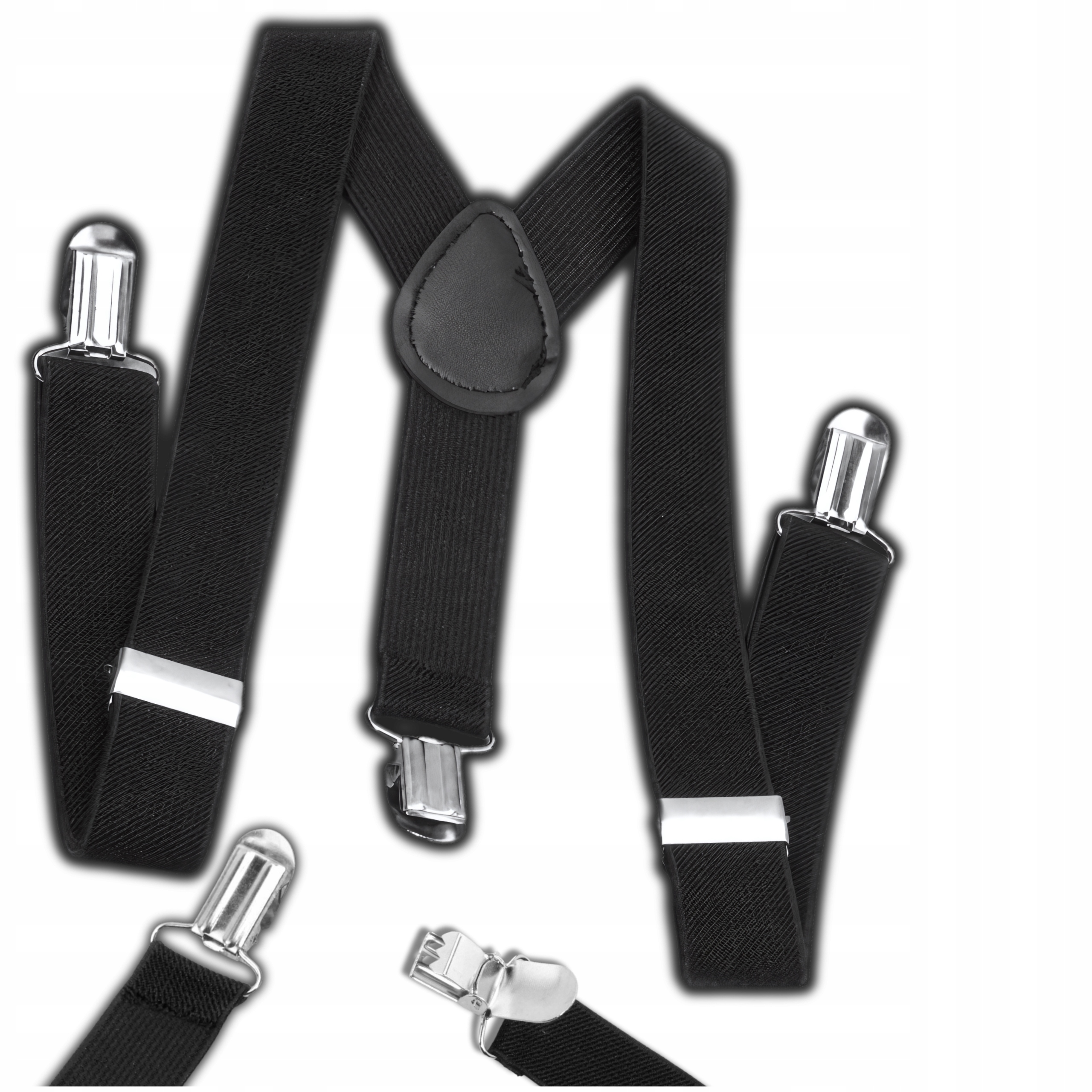 Szelki Czarne Damskie Męskie mocne do spodni Emo unisex