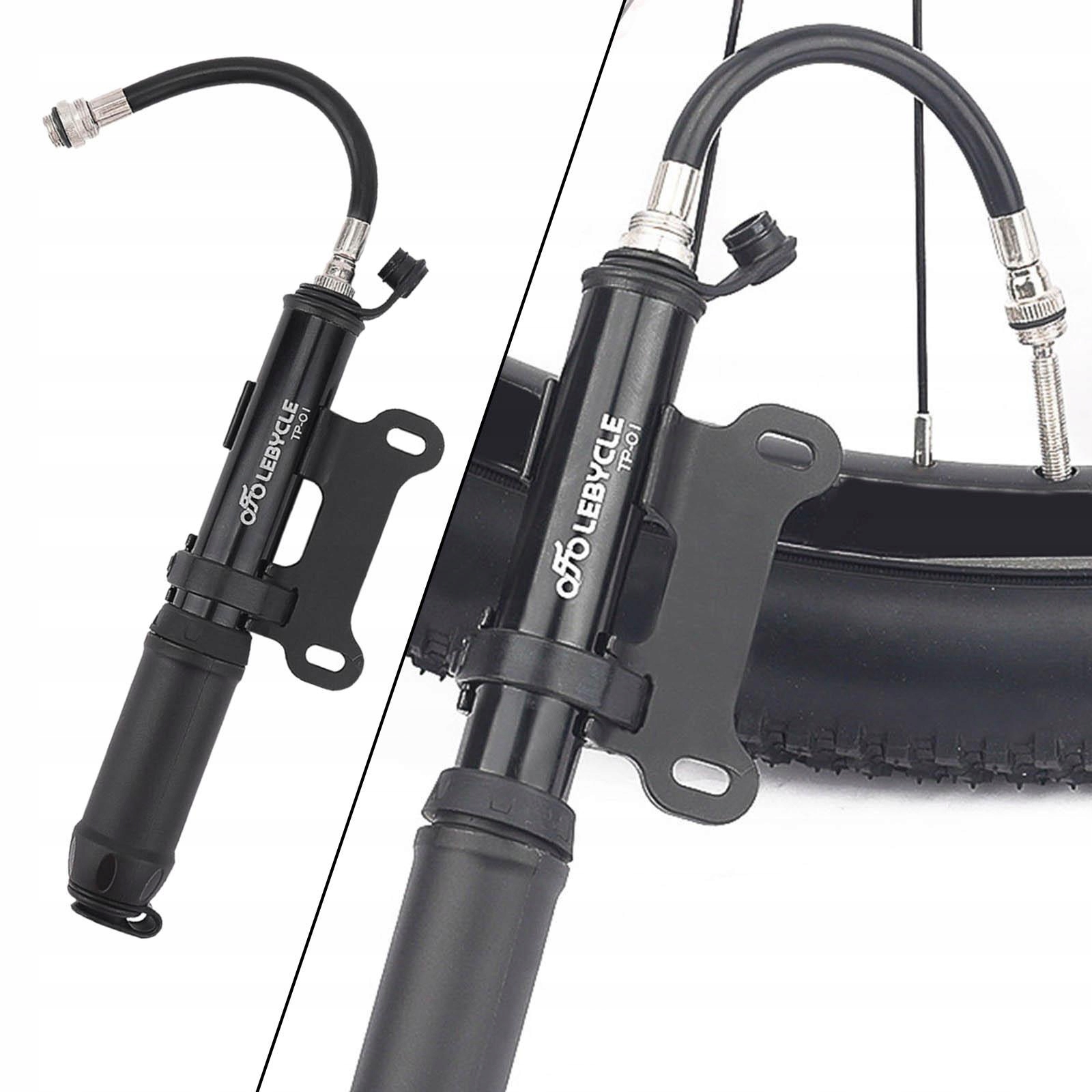 Pompka rowerowa pasuje do zaworów Presta i Schrader Kolor dominujący inny