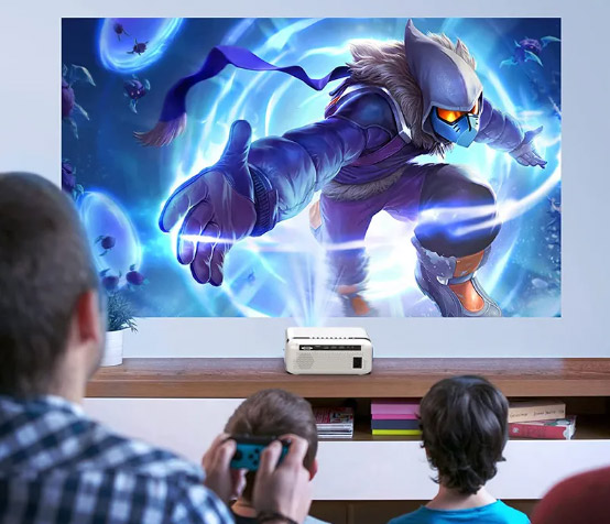 PROJEKTOR RZUTNIK 4K FULL HD SMART TV WIFI ANDROID 9.0 BLUETOOTH 9000lm Żywotność lampy w trybie normalnym 300000 h