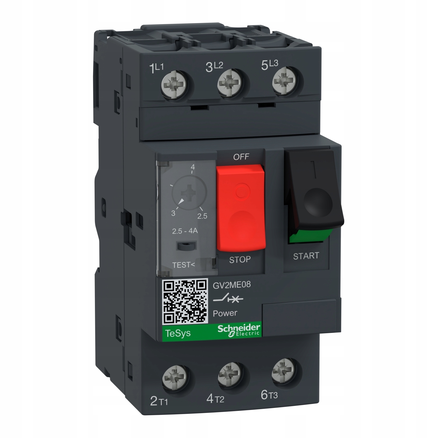 Motorový spínač 3P, 1,5 kW 2,5-4 A, GV2ME08AP Schneider Electric