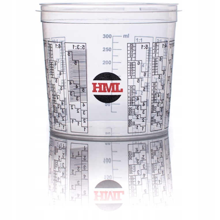 Kubek Lakierniczy Plastikowy z Podziałką 385ml HML