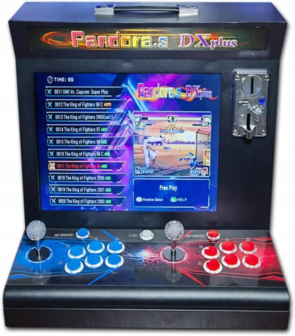 Konsola zręcznościowa do gier wideo 17-calowa Pandora Saga dx plus 20008w1