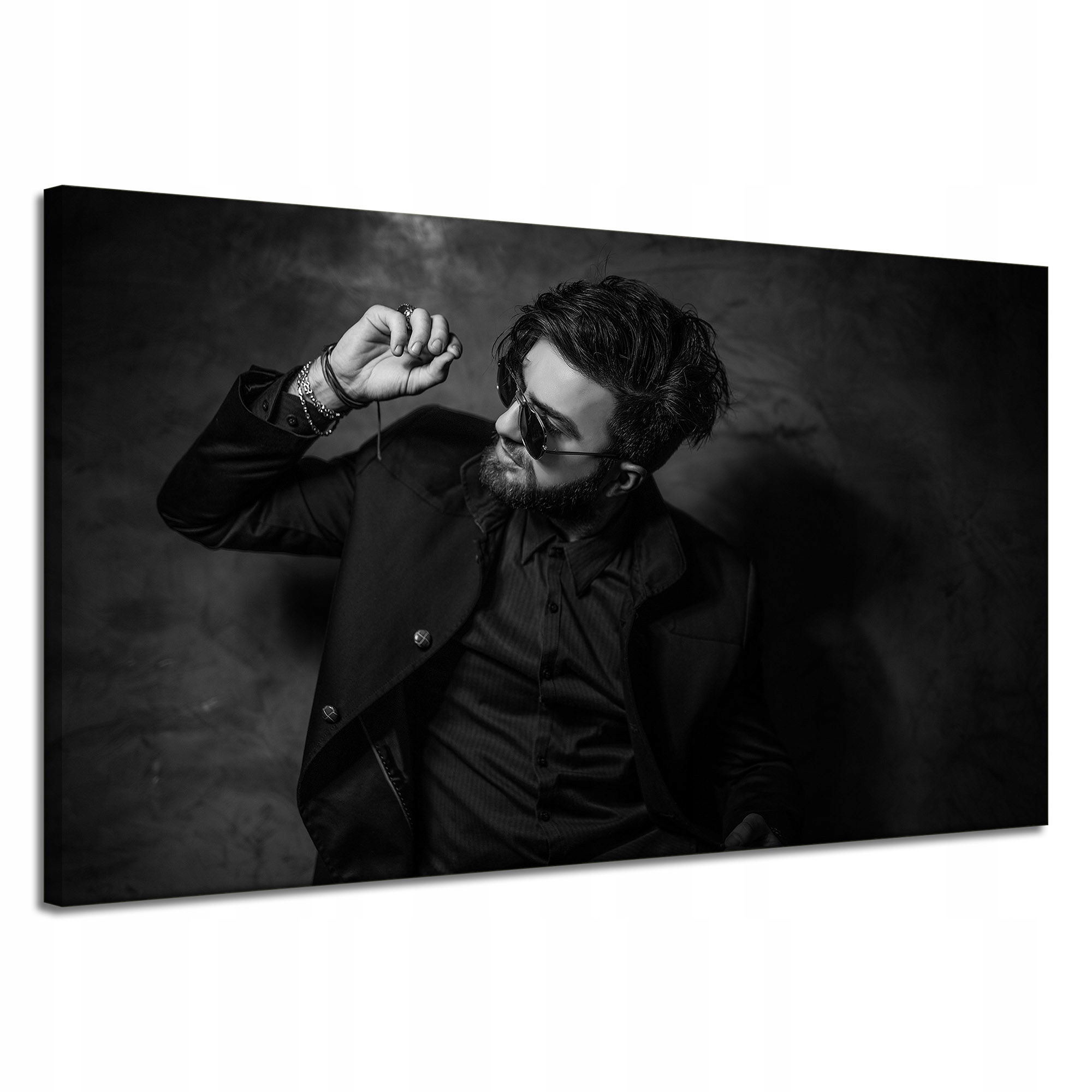Černobílé obrazy na plátně Muž 120x70 cm