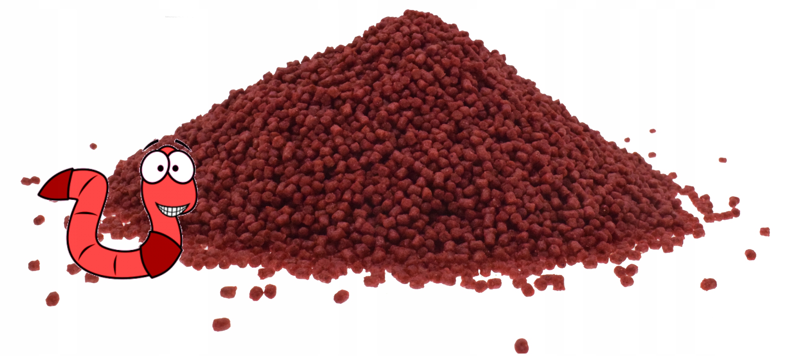 Pellet Method Feeder Wagę Czerwony Robak 2 MM