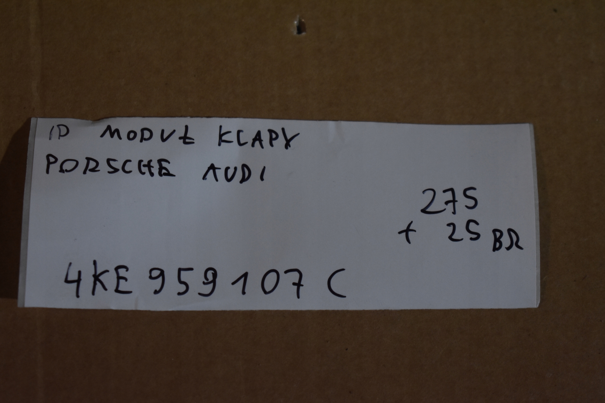 IDEALNY Module du capot PORSCHE AUDI 1