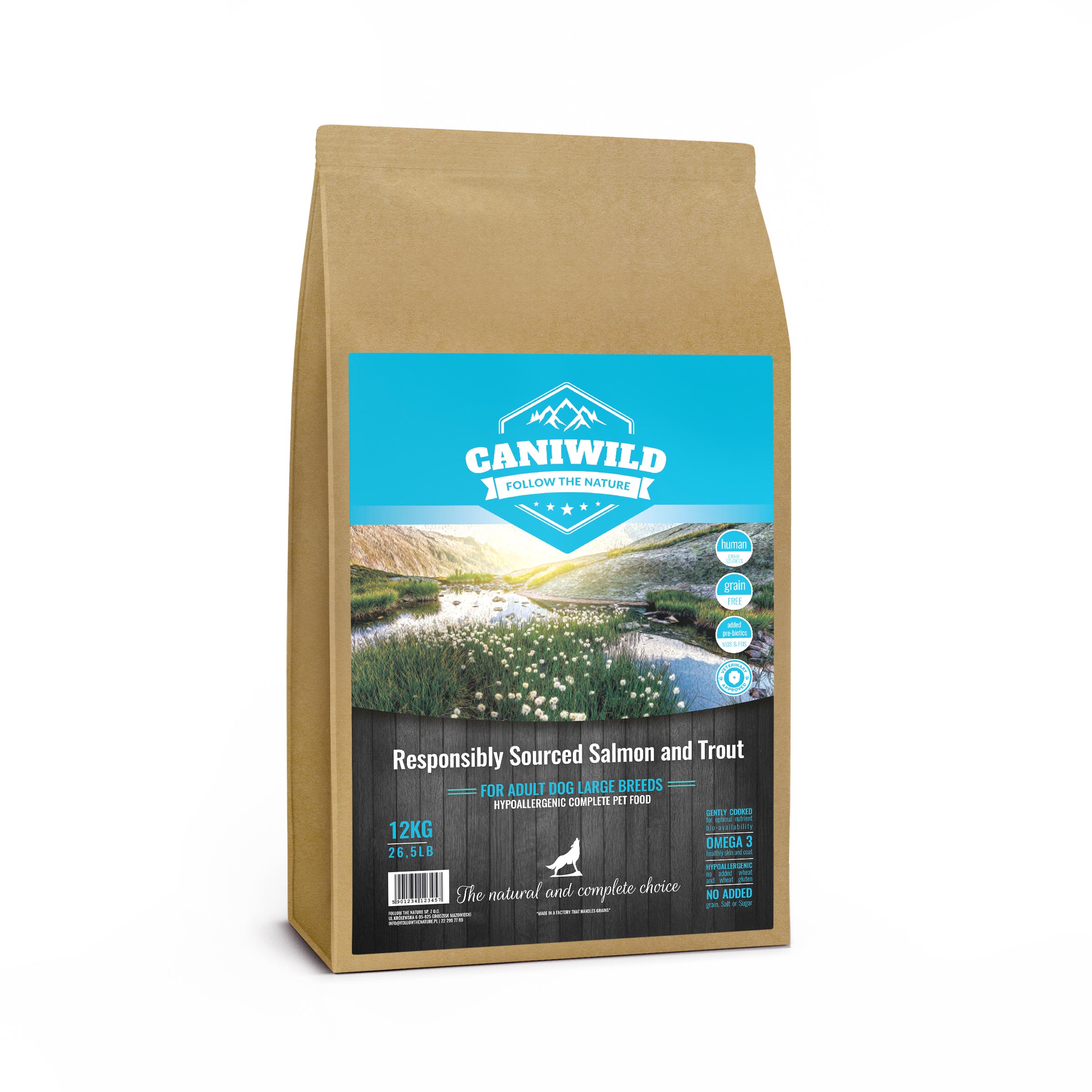 Caniwild Adult Large Salmon And Trout 12KG
