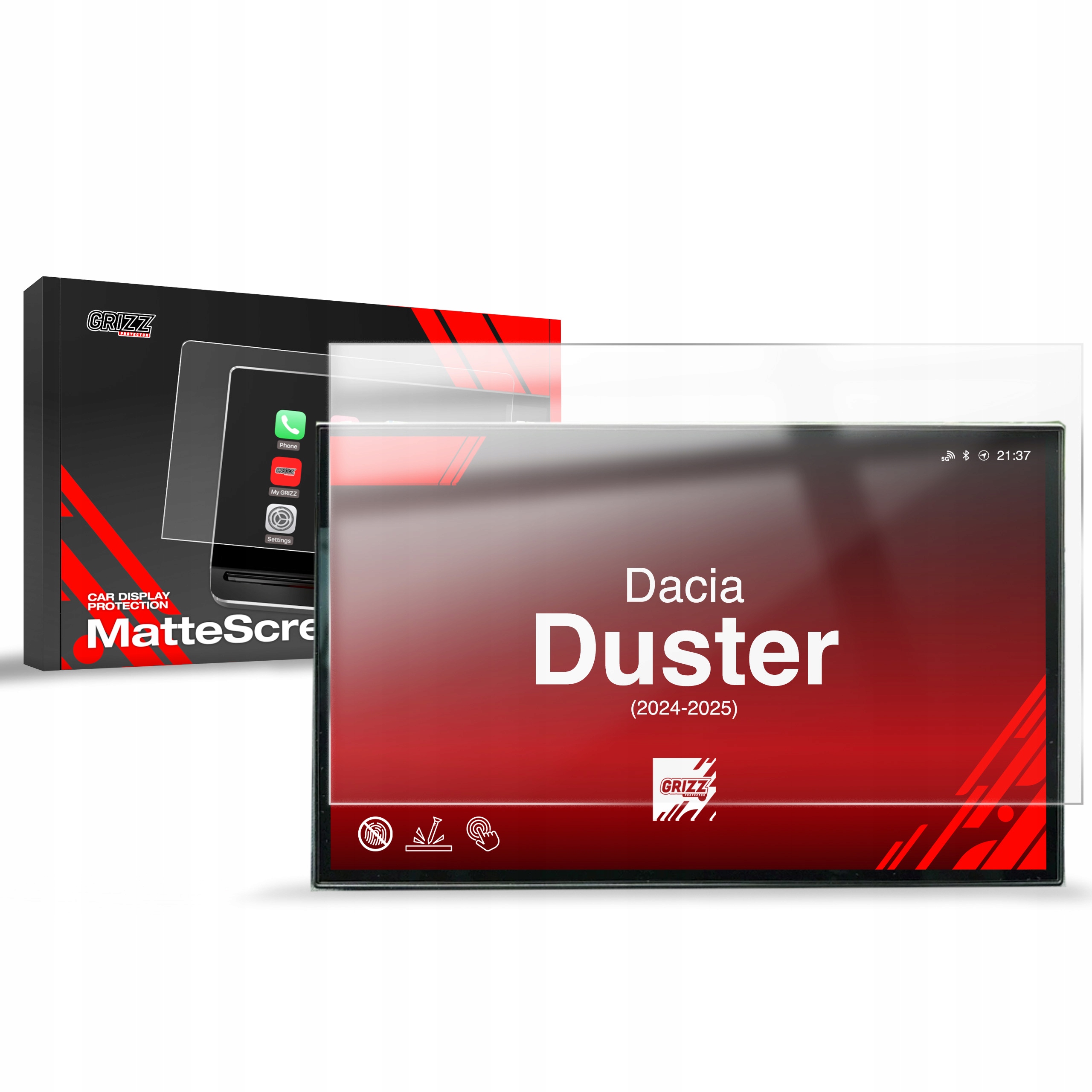 Fólie na displej (matná), Dacia Duster III, 2024- , Display 10"