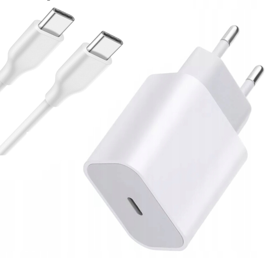 SZYBKA ŁADOWARKA + KABEL SAMSUNG USB-C 20W