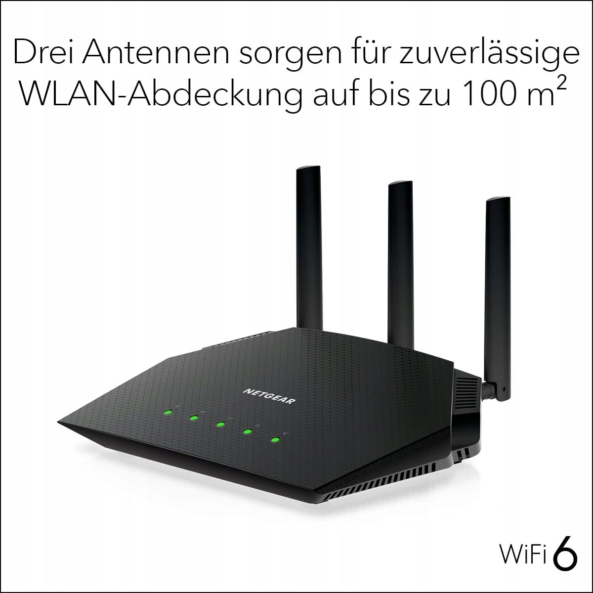 NETGEAR Router WiFi 6 AX1800, 4 Strumienie, Zasięg do 100m², Kompatybilny