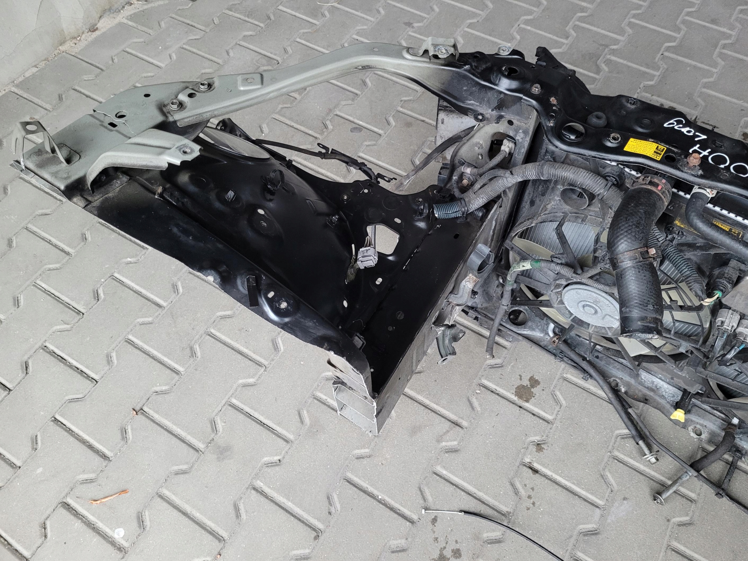 front body wall front sider pillar radiator LEXUS LS 600 LS600 H HYBRID