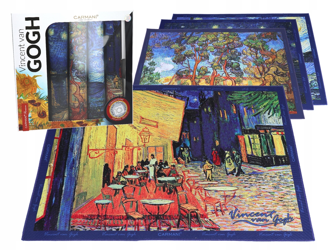 

Komplet 4 podkładek na stół V van Gogh Mix