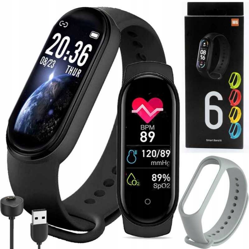 M6 OPASKA SPORT SMARTWATCH SMARTBAND ZEGAREK Marka Inna marka