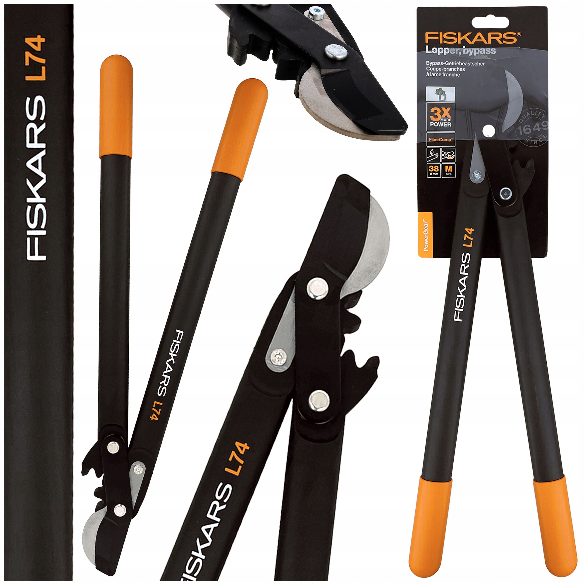 

Sekator Fiskars Nożyce Do Gałęzi Nożycowy Mocny