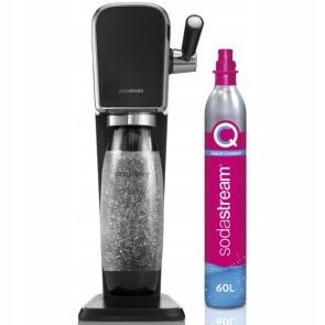 Výrobník sody Sodastream Art Black, černá láhev