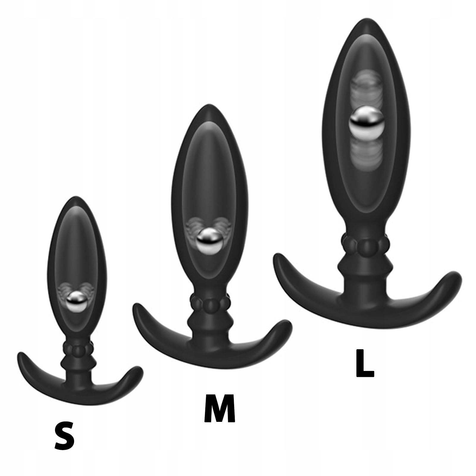 BDSMYOU Analplug Z Kulami Duży Anker Dildo Dla Kobiet Mężczyzn — miniatura 8