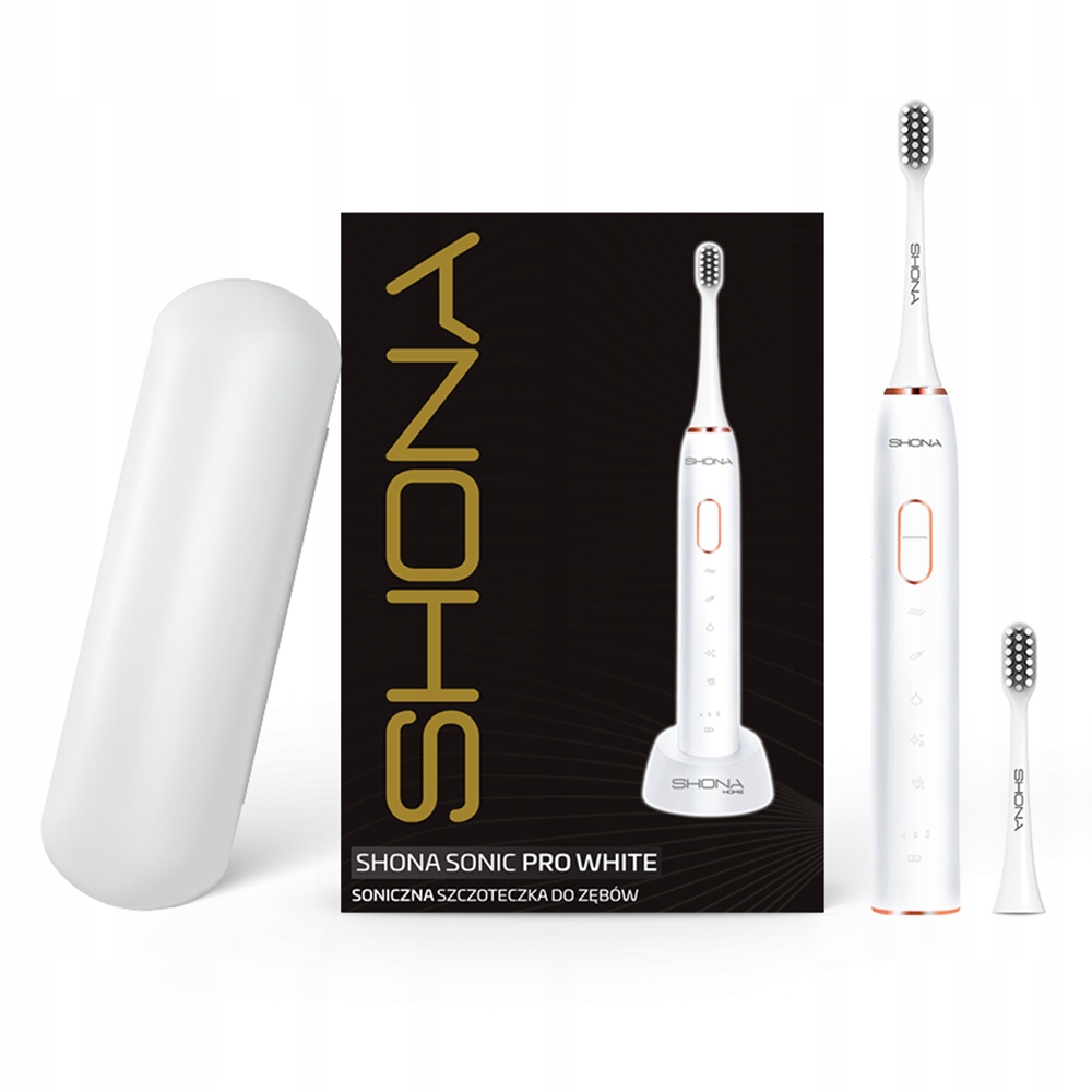 

Shona Soniczna Szczoteczka Zębów Sonic Pro White
