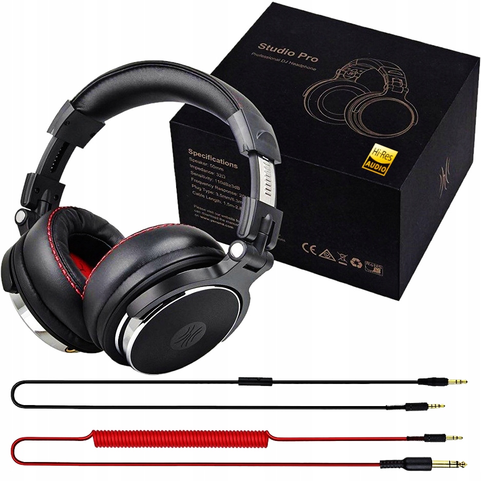 

Słuchawki studyjne Dj Hi-Fi Hi-Res OneOdio PRO-50